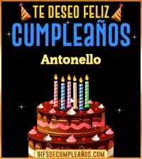 GIF Te deseo Feliz Cumpleaños Antonello